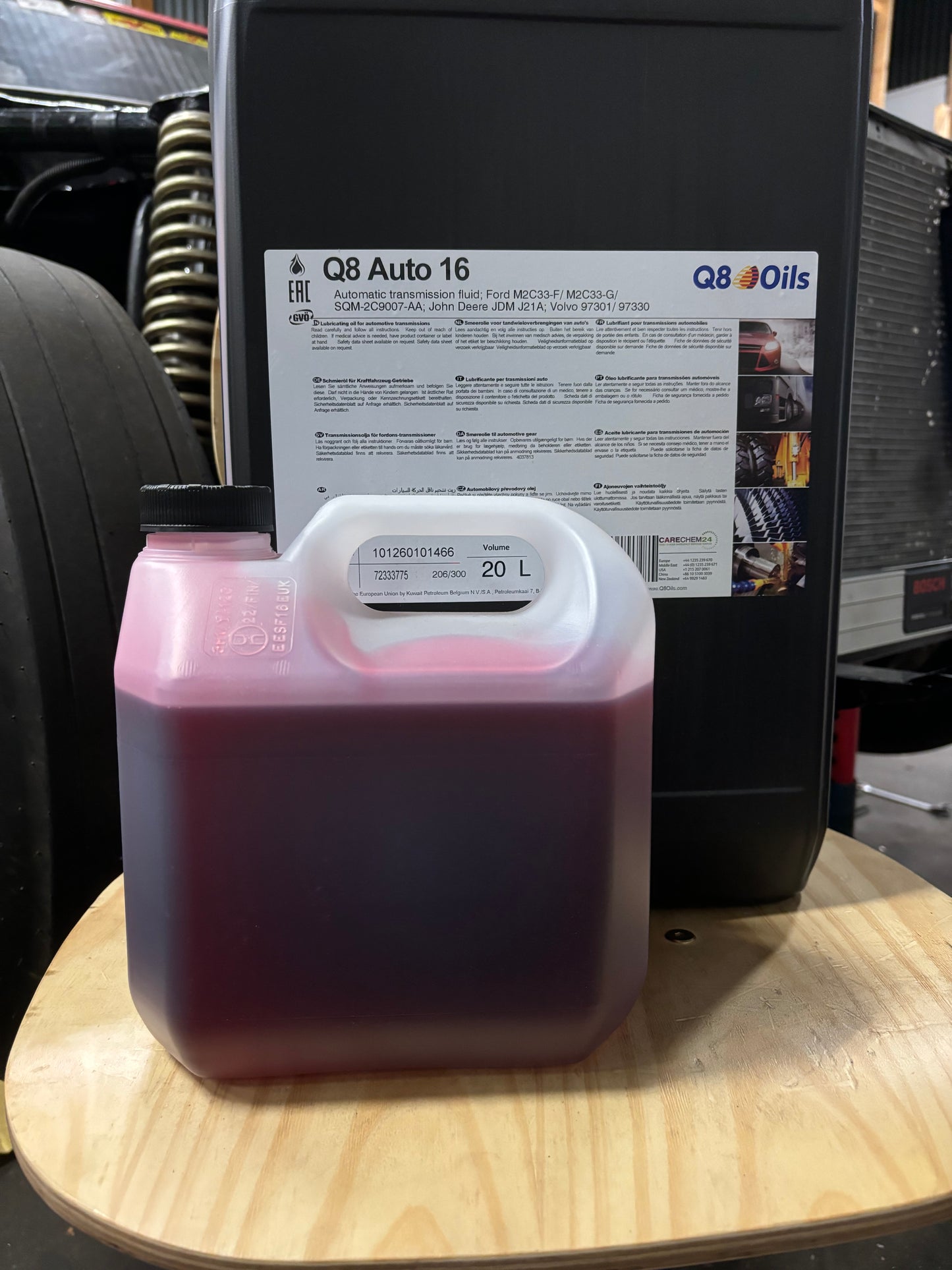 auto 16 typ f, q8oils, front page