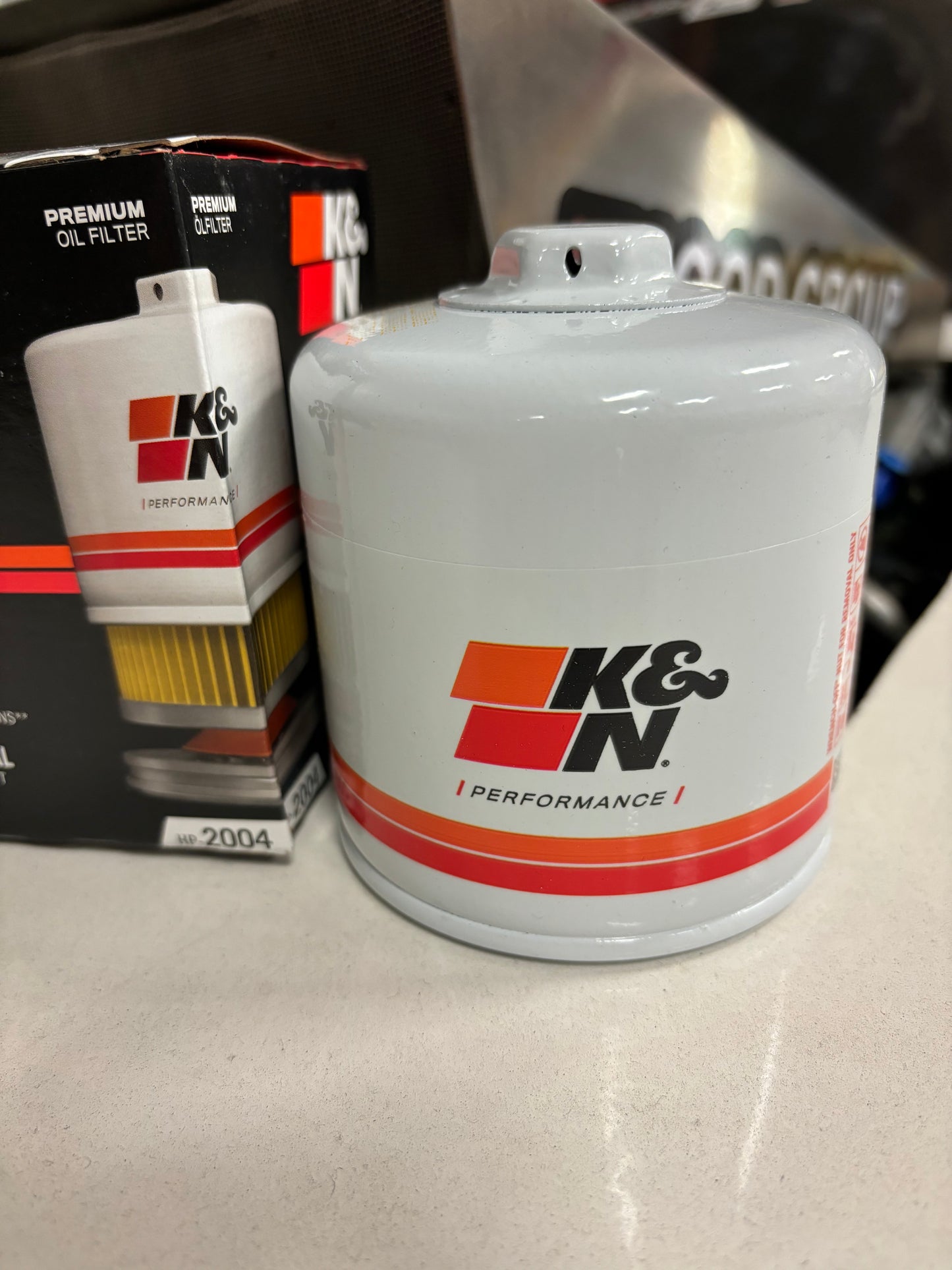 oljefilter, K&N, front page