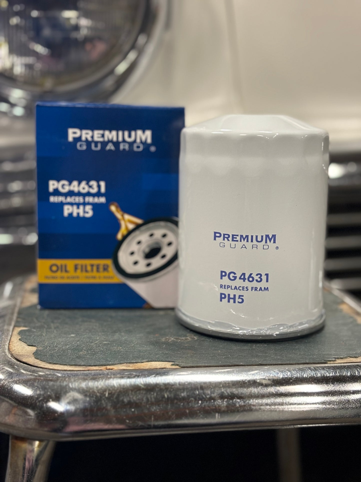 oljefilter, premium guard, front page