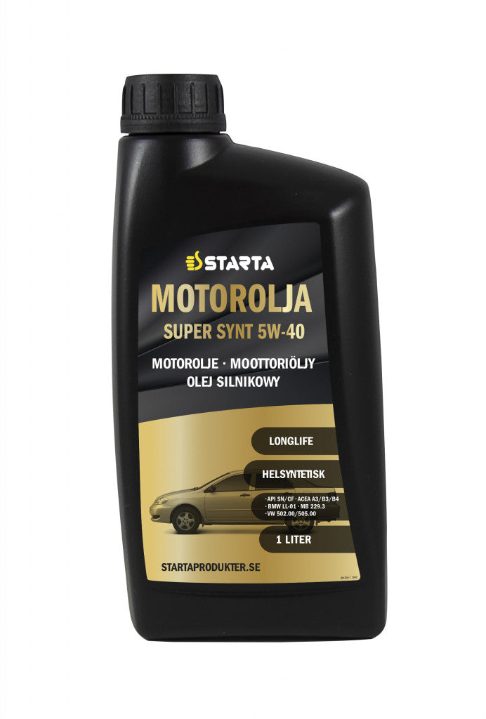 Starta, motorolja, front page