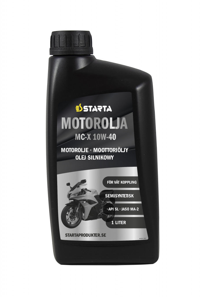 Starta, motorolja, front page