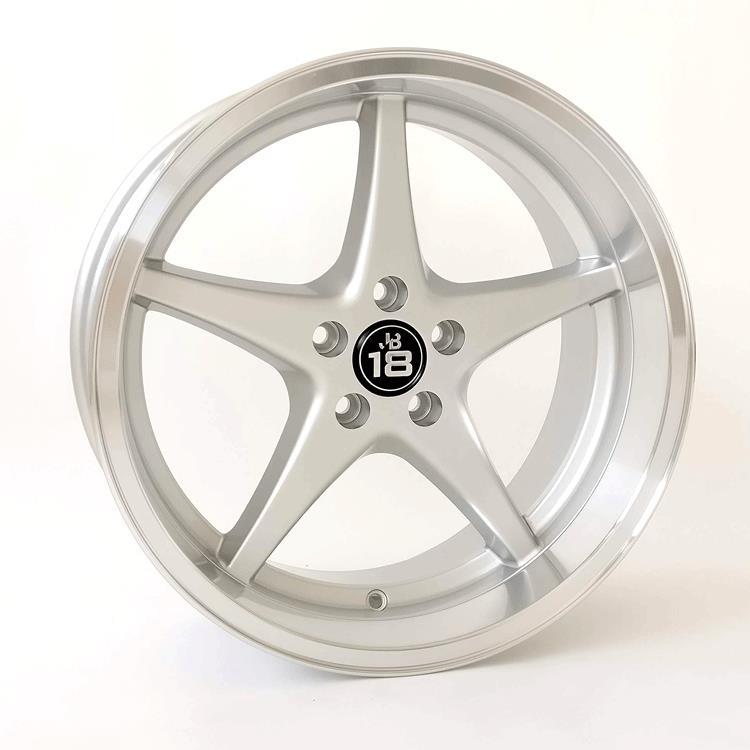 JB 18 Silver 8.5X18 5X108 ET6