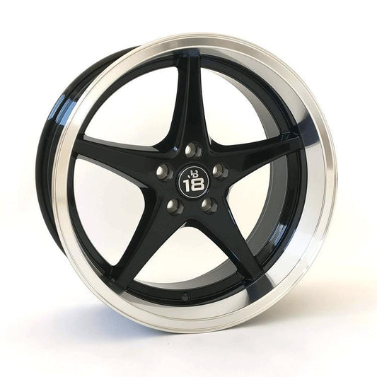 JB 18 Svart 8.5X18 5X108 ET6