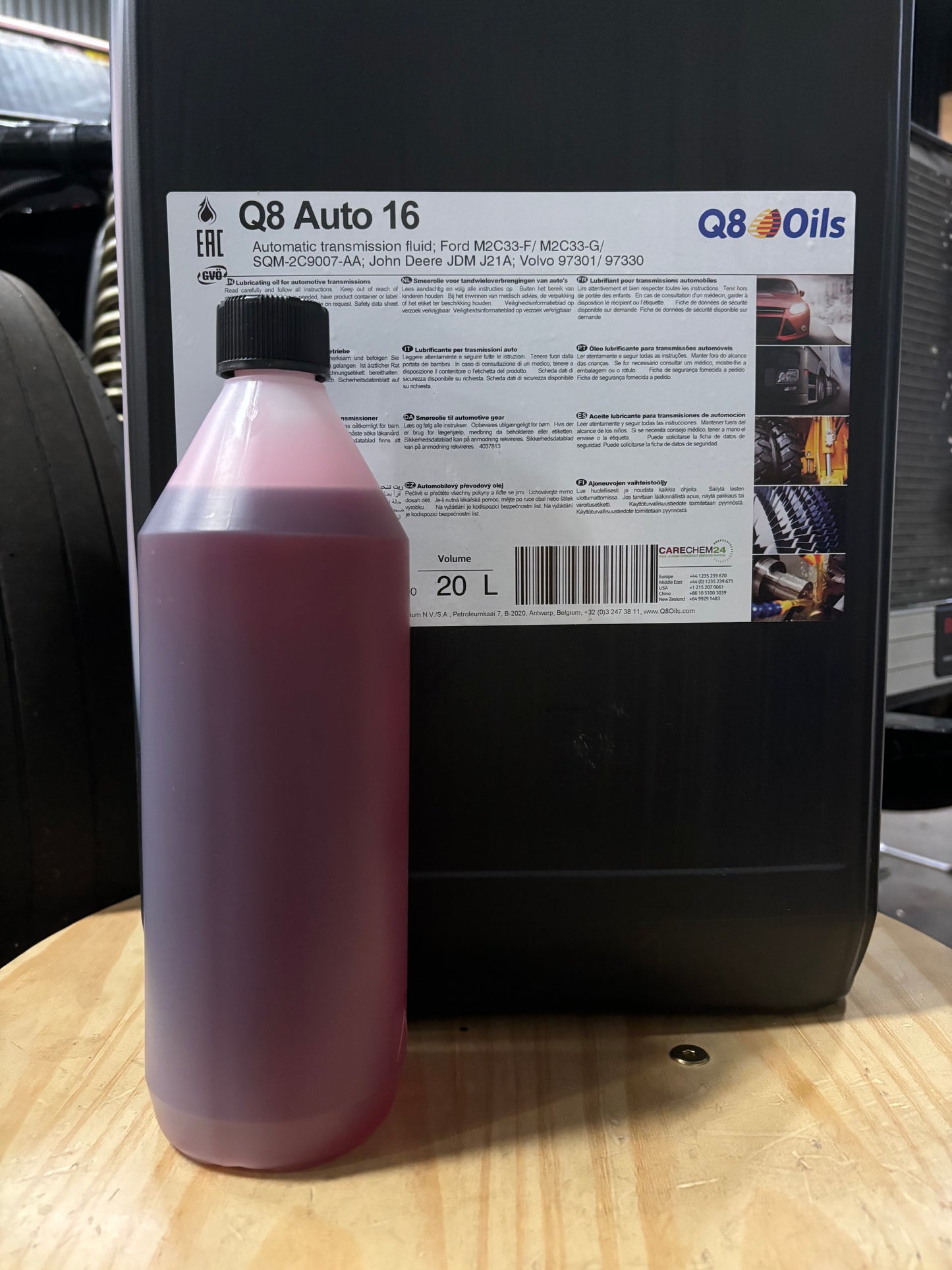 auto 16 typ f, q8oils, front page