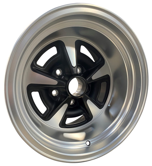 MUSCLE CAR RALLYE II MATTEBLACK / MACHINED 7X15 ET=0 5X120.65