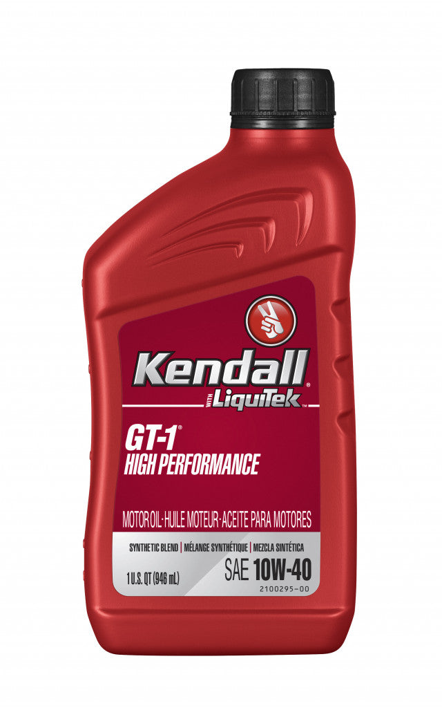 Kendall motor oil, motorolja, front page