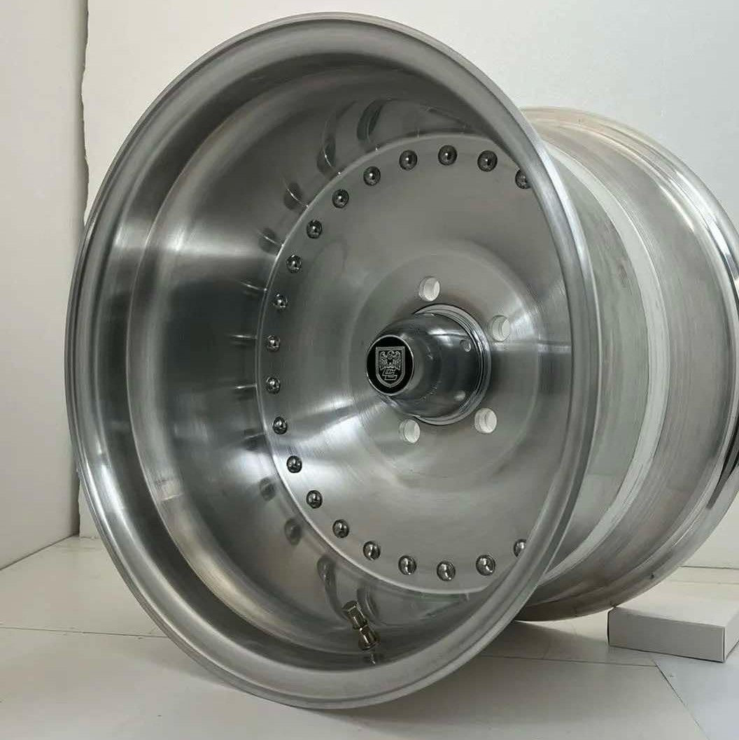 MUSCLE CAR DRAG 3-PIECE, ALUMINIUM (Lilla GM 5x120.65)