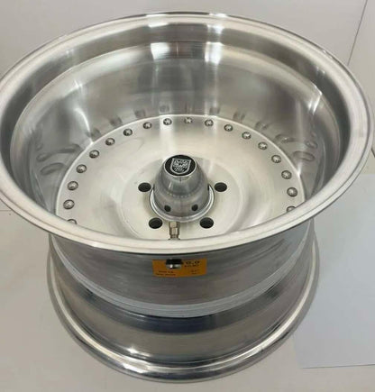MUSCLE CAR DRAG 3-PIECE, ALUMINIUM (Lilla GM 5x120.65)