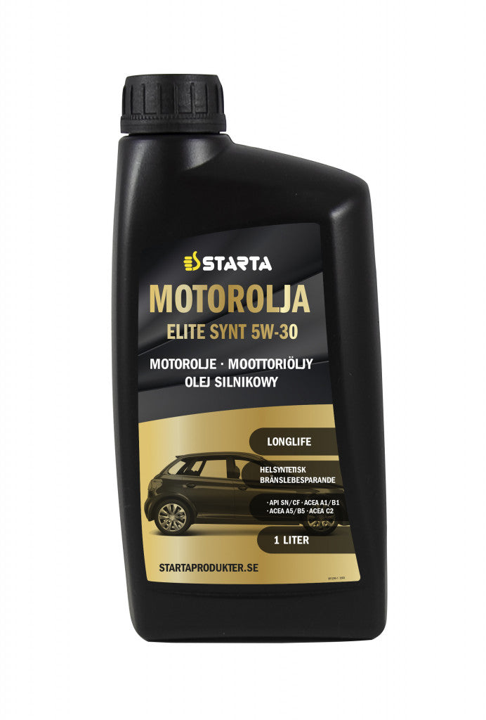 Starta, motorolja, front page