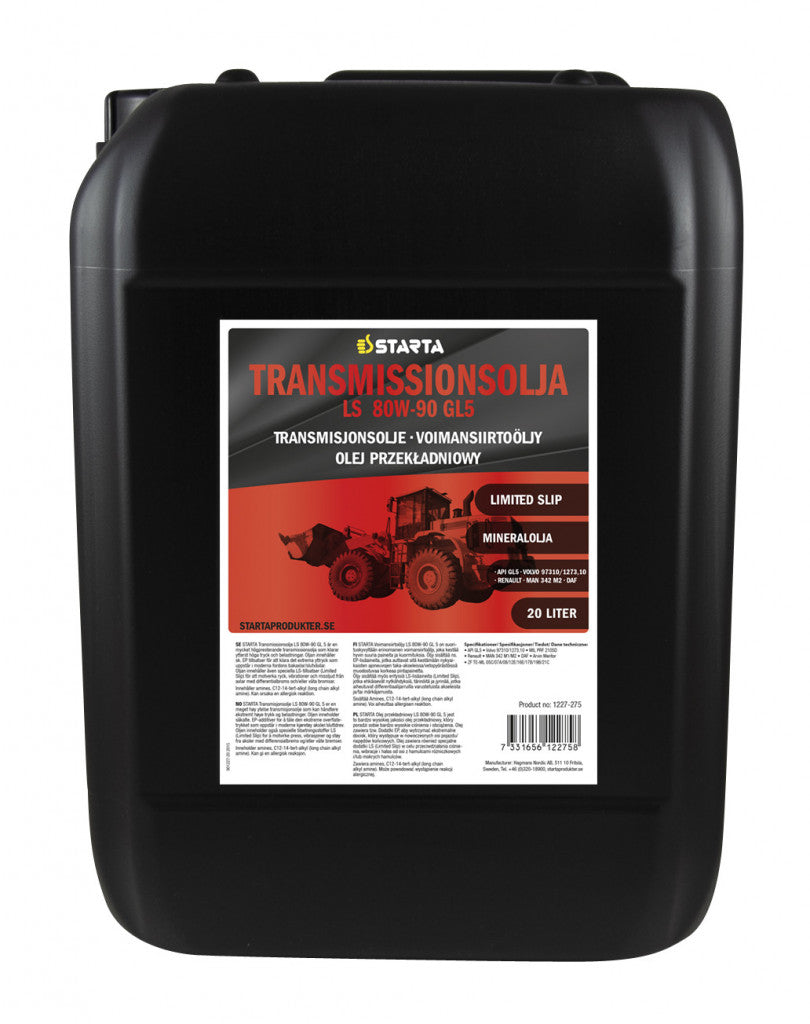 Starta, transmissionsolja, front page