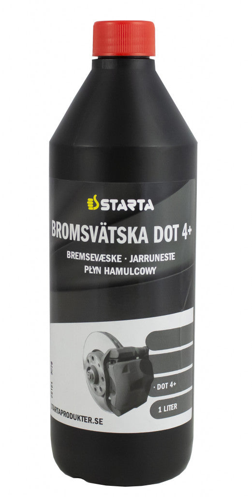 bromsvätska dot4+, starta, front page